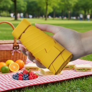 Parapluies pliables 6 volets pour la pluie, parapluies de voyage de poche, vente en gros, haute qualité, mini parapluies pliables portables personnalisés pour l'extérieur, protection UV - Product Image 2
