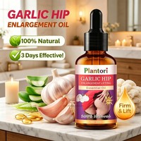Meilleur Soin des Fesses aux Ingrédients Biologiques à Base de Plantes : Huile Essentielle d'Ail et d'Huile Essentielle de Bois de Santal pour l'Augmentation du Volume des Fesses