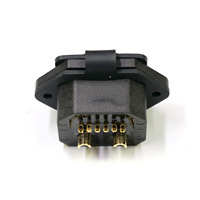 Connecteur hybride 2+6 broches pour alimentation et signal, pour véhicule électrique, module de batterie de stockage d'énergie et station de base de signal 5G