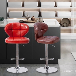 Taburete Alto de Acero Inoxidable Sintético de Lujo, Estilo <span class=keywords><strong>Italiano</strong></span> Moderno para Cocina, Hotel, Centro Comercial - Product Image 3