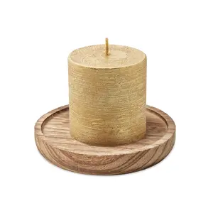 PENTAS <b>candle</b> wood base personalized merchandising - Product Image 3