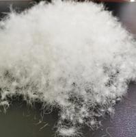 Duvet d'oie blanc pur lavé, matières premières plume pour doudoune