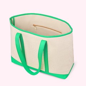 Stoney Clover NO MOQ stock Hotsale Bolso de hombro de lona de gran capacidad Bolso de compras con logotipo personalizado duradero Bolso de mano para mujer - Product Image 4