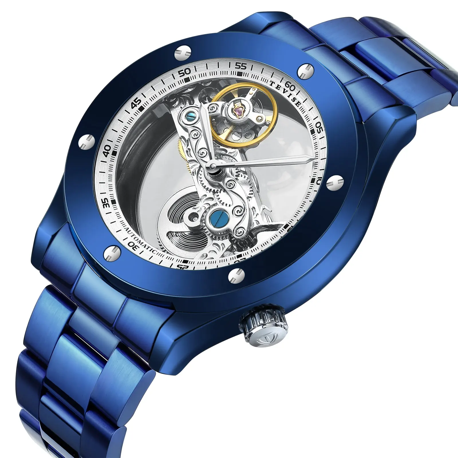 Elegant Stylish Watch With Visible Mechanism Alibaba
