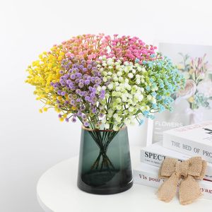 Bouquet de Gypsophile Multicolore en Gros, Fleurs Séchées Décoratives, Fleurs Artificielles, Décoration d'Intérieur, Cadeaux pour la Saint-Valentin - Product Image 1