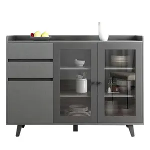 Storage Luxury Console China Set Display Furniture Side Modern Dining Room Cabinet And Shelves