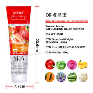 Exfoliante Corporal <span class=keywords><strong>y</strong></span> Facial Blanqueador de Piel <span class=keywords><strong>con</strong></span> Extracto Natural Orgánico de Frutas, Gel Exfoliante de Rosa, <span class=keywords><strong>Aloe</strong></span> <span class=keywords><strong>y</strong></span> Limón, Limpiador Antiacné, Removedor de Callosidades - Product Image 5