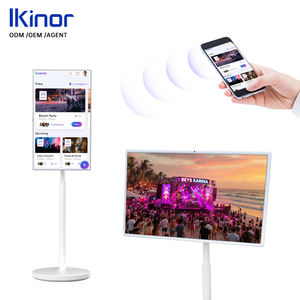 Écran tactile mobile Ikinor 21,5/<span class=keywords><strong>24</strong></span>/27/32 <span class=keywords><strong>pouces</strong></span>, moniteur sur pied, Android, sans fil, téléviseur intelligent portable pour la maison - Product Image 1