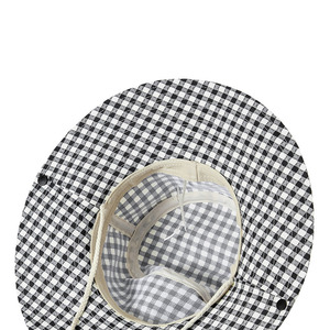Chapeau Bob Personnalisé Imprimé Intégral Anti-UV Designer, Casquette <span class=keywords><strong>de</strong></span> <span class=keywords><strong>Pêcheur</strong></span> en Coton à Carreaux avec Cordon <span class=keywords><strong>de</strong></span> Serrage - Product Image 3