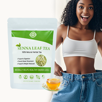 Thé minceur HALAL à marque privée Chinaherbs, logo personnalisé, thé aux herbes naturelles efficace pour perdre du poids, feuilles de séné pour adultes