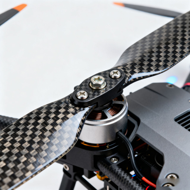 Honeycomb Carbon Fiber Drone Propeller Blades for Light Ship Propulsion