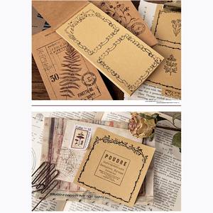 30 ชิ้น/แพ็ค สมุดโน้ตกระดาษคราฟท์วินเทจ สมุดบันทึกพกพา สติกเกอร์ติดฉลาก อุปกรณ์สำนักงานสำหรับเด็กนักเรียน - Product Image 6