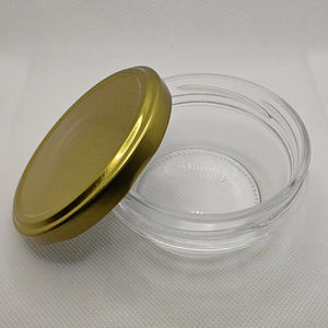 عبوات بغطاء ذهبي 10 جم 15 جم 20 جم 30 جم 50 جم 75 جم سعات لتخزين الأطعمة المعلبة والكافيار - Product Image 1