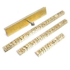 Lettere di timbratura del metallo della stagnola calda del bollo di <span class=keywords><strong>alfabeto</strong></span> di goffratura di cuoio di Logo su ordinazione del carattere - Product Image 2