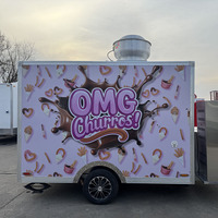Camions de restauration multifonctionnels certifiés DOT, en tôle galvanisée, pour chocolaterie, restaurants et remorques alimentaires