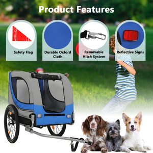 practical easy Install Bicycle Trailer 2-in-1 pet Conveniently Carry Bike Trailer - Product Image 6