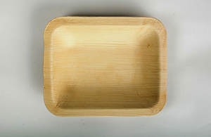 Tazón Redondo Ecológico de Hoja de Areca de 6 Pulgadas, Tazón Desechable Biodegradable de Hoja de Palma, Vajilla Natural - Product Image 2