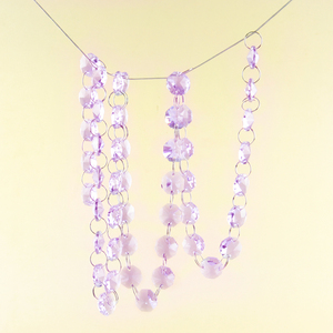 Honor of crystal Home Hotel Restaurant Shop décoration K9 cristal octogone <span class=keywords><strong>perles</strong></span> cristal pendentifs lustre accessoires <span class=keywords><strong>perles</strong></span> - Product Image 5