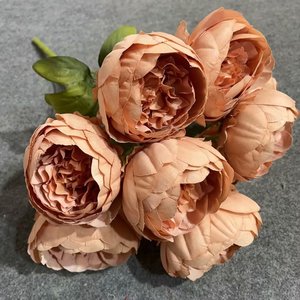 Fleurs artificielles de pivoine de grande taille de haute qualité, personnalisées en usine, vente en gros, fleurs artificielles en vrac pour la décoration de la maison - Product Image 5