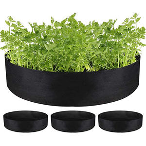 Bac <span class=keywords><strong>de</strong></span> culture rond en tissu, Pot <span class=keywords><strong>de</strong></span> plantation pour plantes en feutre, 100 Gallons <span class=keywords><strong>de</strong></span> jardin - Product Image 3