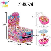 Zhiqu maternelle bricolage gâteau voiture Gel Fudge assemblé jouets forme mixte créatif en plastique gommeux bonbons pour les enfants