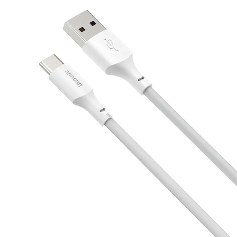 Baseus basit bilgelik veri kablosu kiti USB tip-c 5A (2 adet/takım)