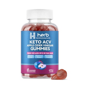 Bonbons Gélifiés au Vinaigre de Cidre de Pomme Bio Pur Keto, Marque Privée ODM/OEM, Complément Vitaminique pour la Perte de Poids - Product Image 1