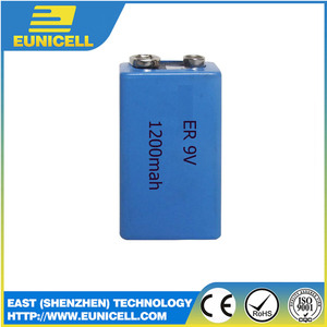 Супер Eunicell ER9V 9V литий Тионилхлорид батарея ER9V сигнализация устройства безопасности Поддержка питания - Product Image 5