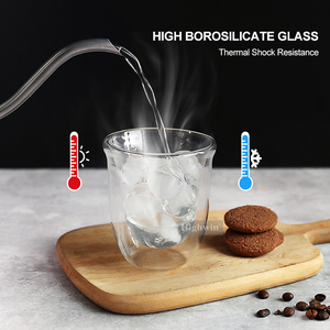 Tazza da Caffè Espresso all'Ingrosso, Tazza da Tè e Caffè in Vetro Borosilicato <span class=keywords><strong>a</strong></span> Doppia Parete - Product Image 6