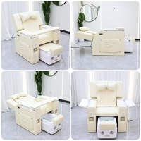 Fauteuil de pédicure électrique professionnel inclinable et réglable avec massage pour salon de manucure et pédicure