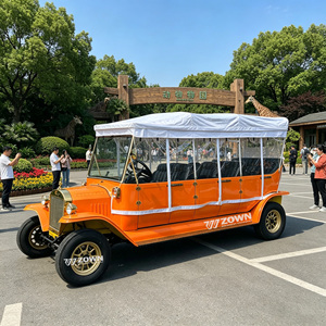 Voiture électrique de tourisme classique de style rétro, configuration personnalisée, véhicule de visite pour le transport en hôtel - Product Image 1