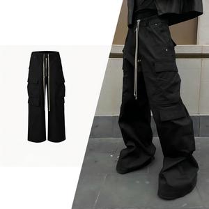 Pantalones Cargo MIJKO de Estilo Vintage para Hombre y Mujer, Corte Regular, Pierna Ancha, Corte Bootcut, Funcionales, Unisex, Casuales, de Algodón - Product Image 1