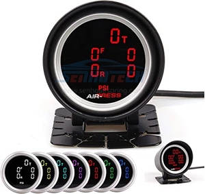 Alat Pengukur Tekanan Udara Mobil <span class=keywords><strong>2</strong></span> Inci PSI LED Merah 5 Digit Layar Digital Kit Sensor Tekanan Udara SENHO Pengukur Digital - Product Image 1