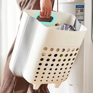 Foldable Bag Clothes Storage Portable Hamper Laundry Basket Collapsible Storage Folding Hampers