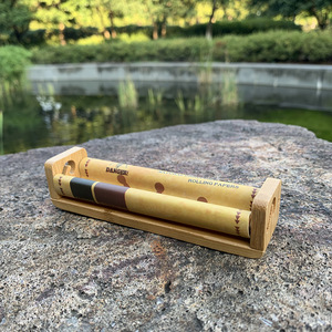 Tre Vua Kích thước cán máy tre gỗ 110mm thuốc lá cuộn công cụ của riêng bạn hướng dẫn sử dụng công cụ lăn Logo tùy chỉnh - Product Image 1