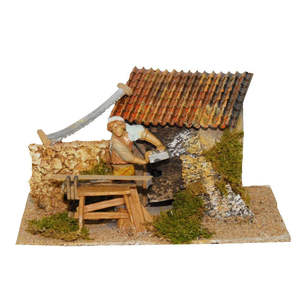 Figurina di Falegname con Movimento 26X15X16CM - Product Image 1