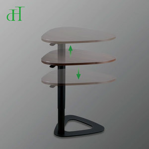 Mesa Auxiliar Moderna con Resorte de Gas y Altura Ajustable, Base Triangular, Marco de <span class=keywords><strong>Escritorio</strong></span> en Forma de C para Cama o Sofá WFH - Product Image 4