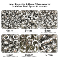 Oeillets et œillets en métal en acier inoxydable personnalisés Trou rond sans nickel pour sacs Vêtements Chaussures Accessoires de vêtement-Haute qualité