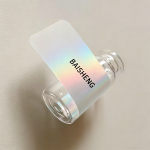 3ml and <strong>10ml</strong> <strong>Vial</strong> <strong>Label</strong> with Holographic Adhesive <strong>Sticker</strong> Roll Custom Printed for Medical or Supplement Bottle Packaging Use - Product Image 1