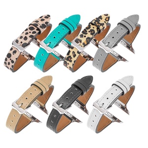 Correa de cuero genuino para reloj inteligente, iWatch de vaca para correa de cuero, Correas de <span class=keywords><strong>Apple</strong></span> <span class=keywords><strong>Watch</strong></span> Series 6 5 4 3 2 1 <span class=keywords><strong>se</strong></span> - Product Image 1