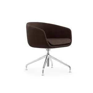 เก้าอี้ผ้าแขนพร้อมลิฟท์แก๊สคืนอัตโนมัติ,เก้าอี้ร้านกาแฟ,เก้าอี้ห้องนั่งเล่น - Product Image 1