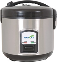 Cuisinière à riz électrique professionnelle de luxe pour hôtel, avec cuve intérieure multi-fonctions antiadhésive en acier inoxydable