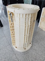 Encofrado Circular de Plástico ZHUNIU para Columnas de Hormigón, Moderno, de Alta Calidad, Reutilizable, Fácil Instalación, 300/350/400/450/750mm, para Oficina