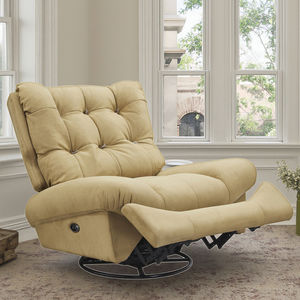 चीन ओएम कस्टम कपड़े कार्यात्मक रिक्लियर सिंगल सोफा अद्वितीय डिजाइन यूरोप शैली लाइट लक्जरी सोफा - Product Image 2