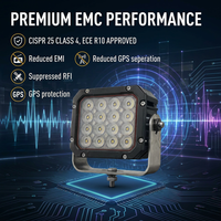 Lámpara de Trabajo LED Linde de 7 Pulgadas para Vehículos de Almacén, Ultra Brillante, Haz de Luz Amplio, IP69K, Sistema de Iluminación Industrial