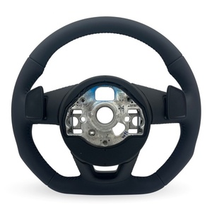 Volant personnalisé en cuir pleine fleur <span class=keywords><strong>S</strong></span> <span class=keywords><strong>Line</strong></span> pour <span class=keywords><strong>Audi</strong></span> S4 S7 B6 S6 <span class=keywords><strong>A3</strong></span> A6 S1 Q5 8R C6 B9 C8 Q7 - Product Image 3