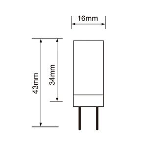 หลอดไฟ LED 4W 350-400Lm ac/dc 12V สำหรับไฟในร่ม G4 - Product Image 6