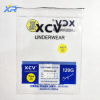 Vente en gros de sacs en plastique zip-lock refermables en PVC givré imprimés personnalisés pour l'emballage de vêtement de t-shirt