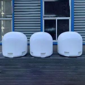 Cucstom boyutu frp fiberglas plastik radome kalıp yapı starlink anten radome fiyat dış mekan mobilyası