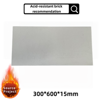 Briques résistantes aux acides de taille standard (300x600mm) - Résistance aux acides de 99,8% - Absorption d'eau de 0,2% - Haute résistance à la flexion pour l'alimentation